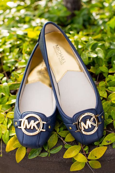 blue michael kors heels|michael kors navy blue flats.